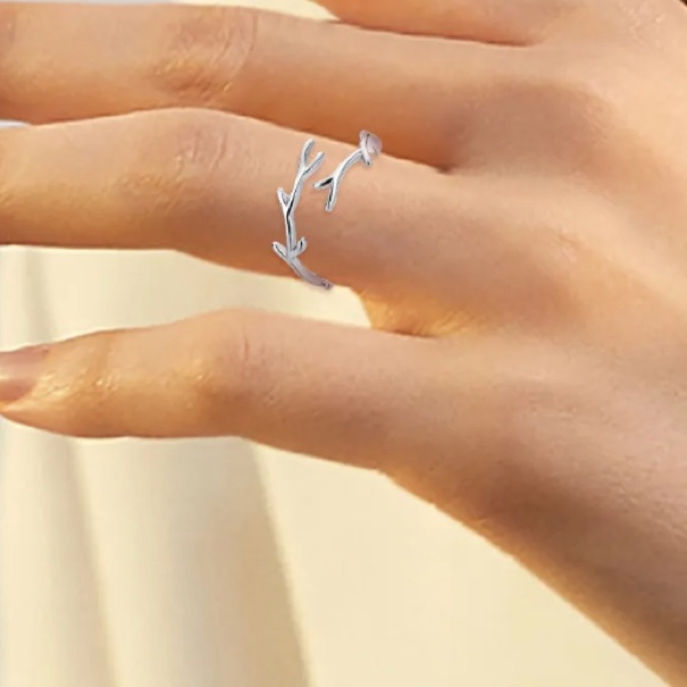 Ring Wedding Ring Adjustable Ring Silvery Tone Women Girls Lover Gifts
